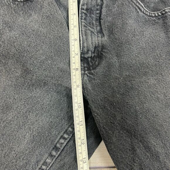 Vintage Anchor Blue Mens Black Gray Loose Jeans Size 30x30 Y2K 90s - Picture 10 of 11